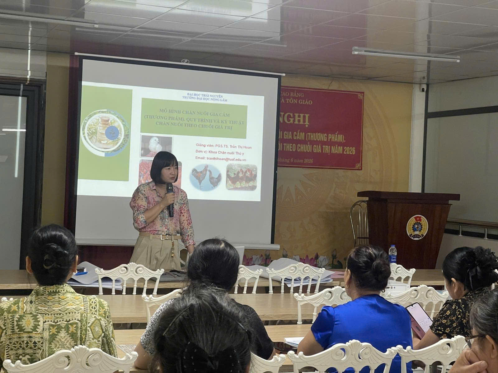 Giảng viên: TS. Đỗ Hồng Quyên – Trưởng Bộ môn Khoa học Chăn nuôi Thú y, Trường Đại học Nông Lâm Bắc Giang.
