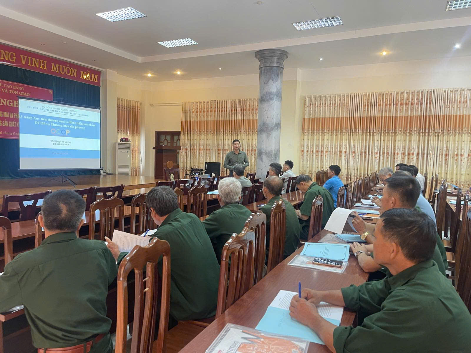 Chuyên đề do TS. Đặng Văn Cường – Cục Chất lượng, Chế biến và Phát triển thị trường trực tiếp giảng dạy.